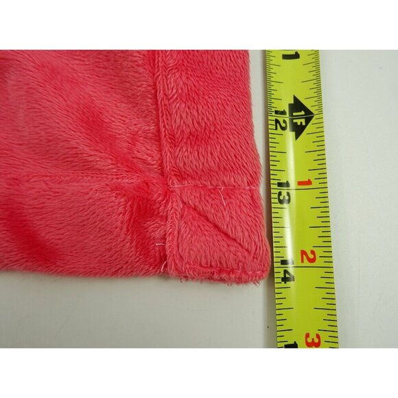 Jesse & Lulu Heart Lovey Pink White Baby Security Blanket 14in x 14in - Picture 7 of 7